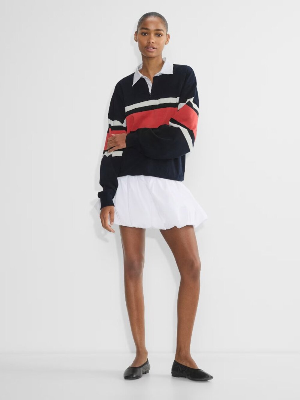 Aritzia polo rugby shirt- Medium